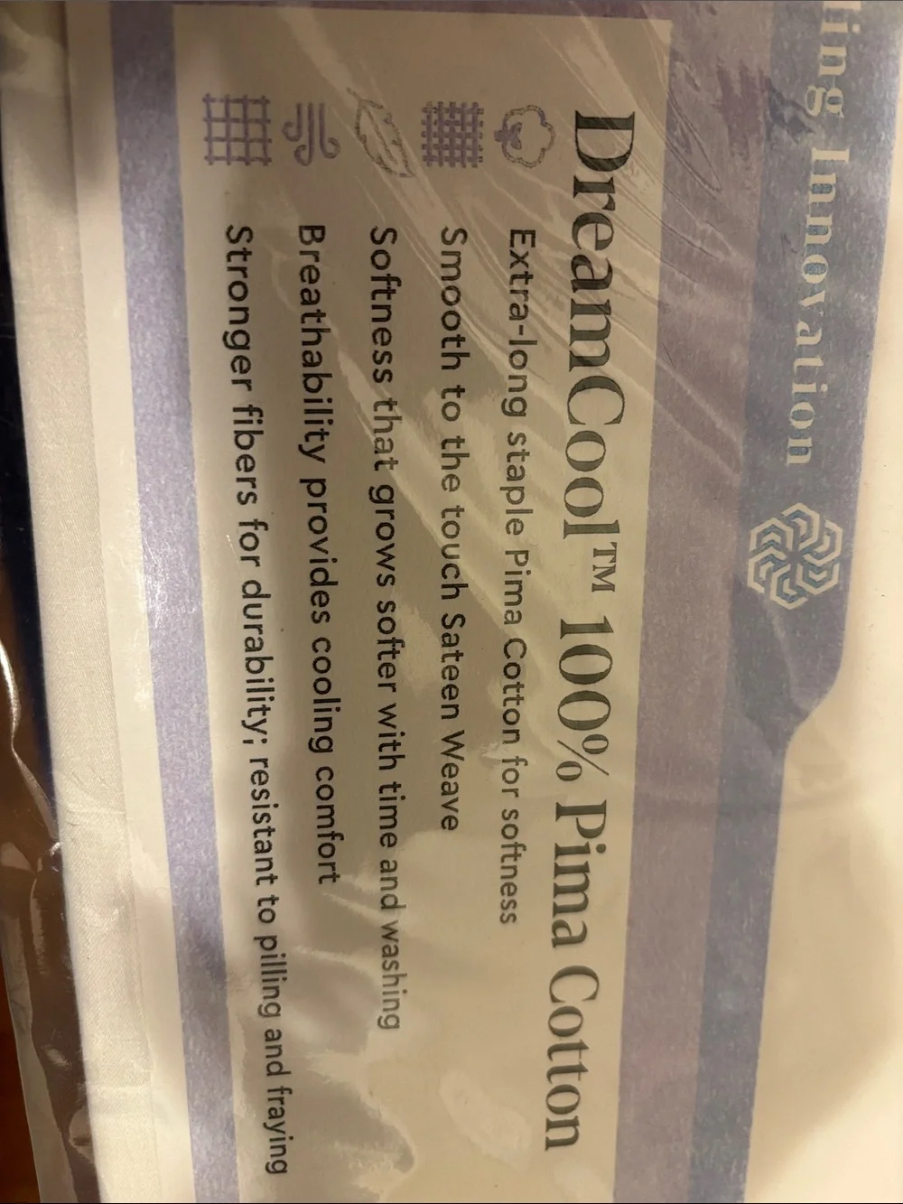 DreamFit DreamCool 100% Pima Cotton Sheet Set in White